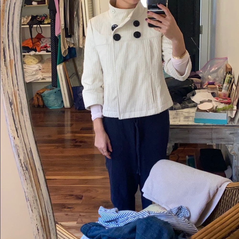 Tulle tweed jacket